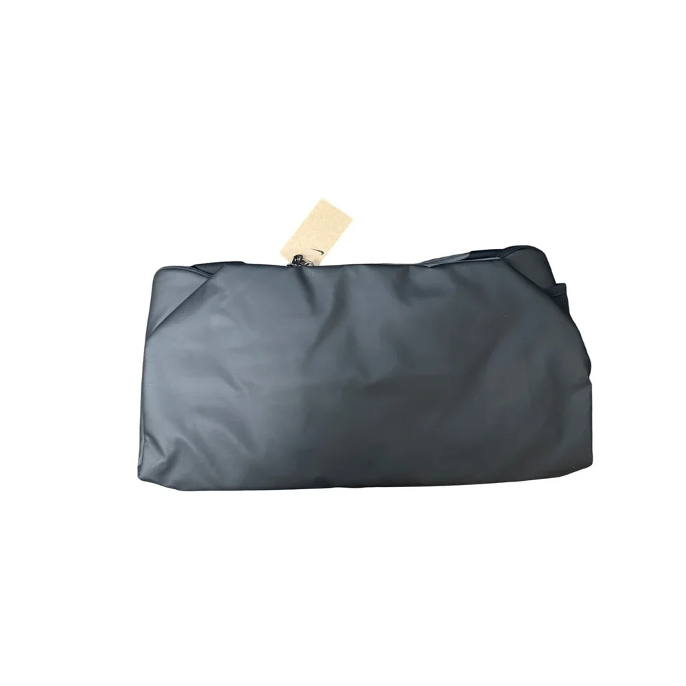 Nike‎ Brasilia Duffel Bag Small Grey White Swoosh Gym Travel Carry On DM3976 068